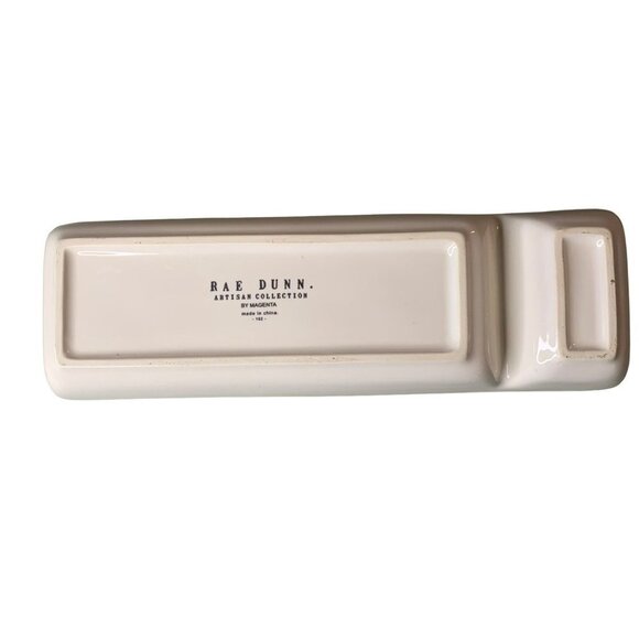 Rae Dunn Artisan by Magenta Collection "'Brow Game on Point" Organizer Plate - Picture 2 of 7